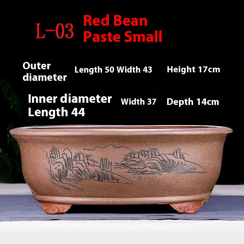 Large Purple Sand Flowerpot - Garden & Household Decoration