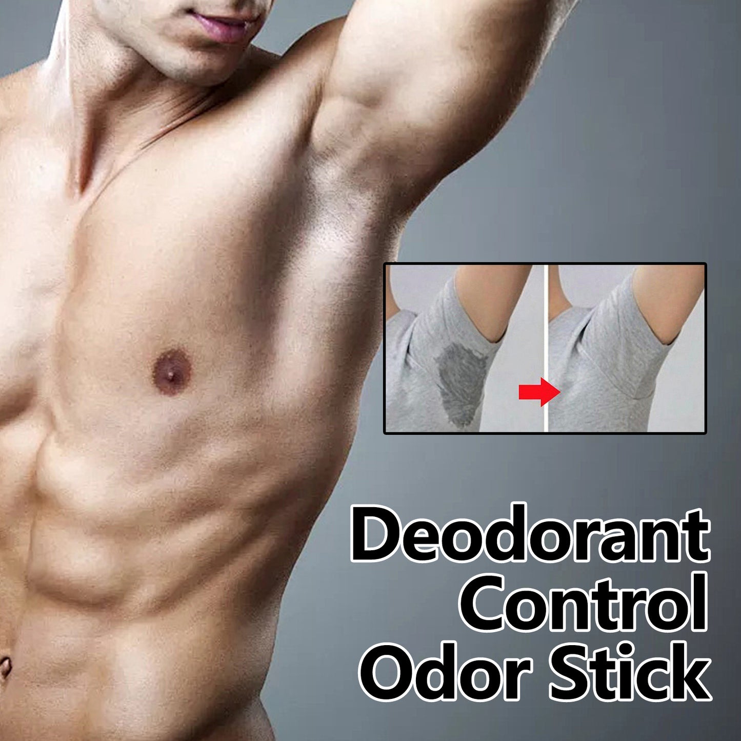 Long-Lasting Armpit Deodorant Stick - Refreshing Odor Control Body Care