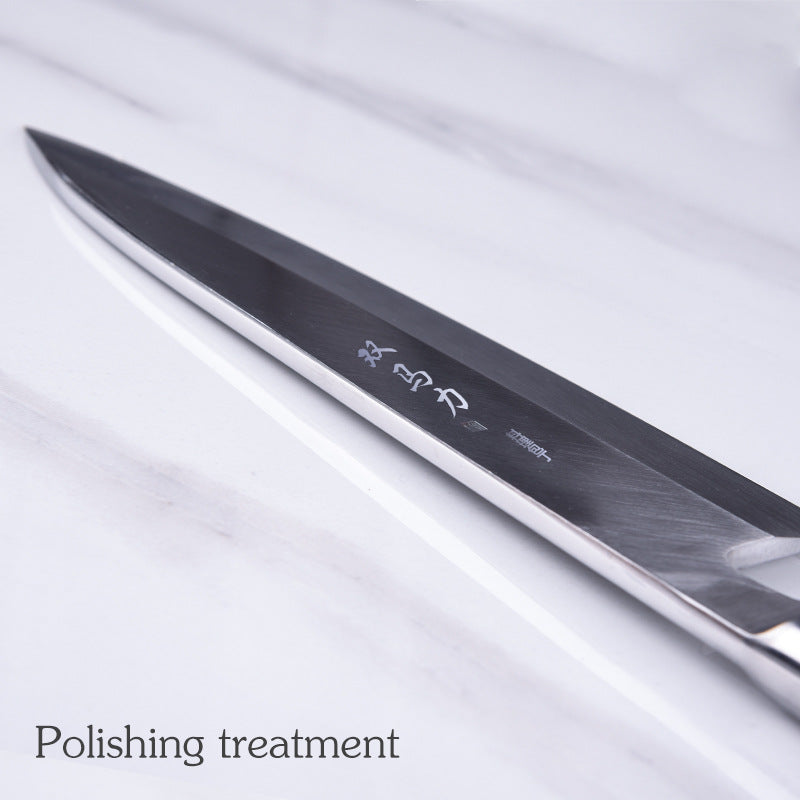 Japanese Sushi Salmon Fish Head Knife - 9-inch Kitchen Knife for Sushi & Seafood