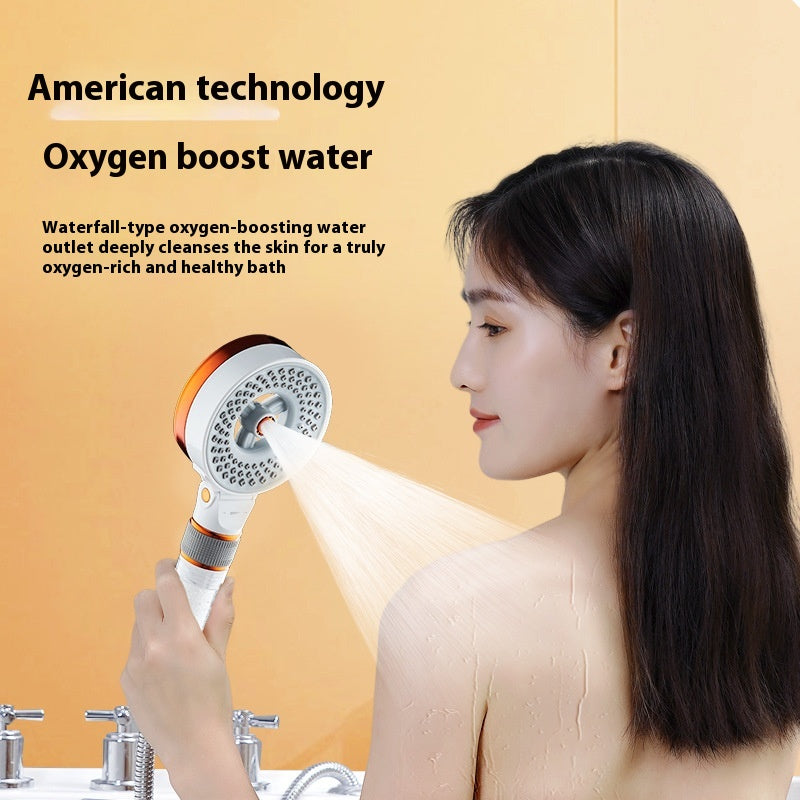Double-Sided Skin Care Shower Head High-Pressure Bath Nozzle
