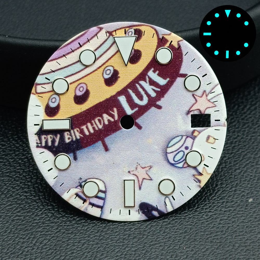 Luminous Watch Dial Replacement Part for Mechanical Watches
