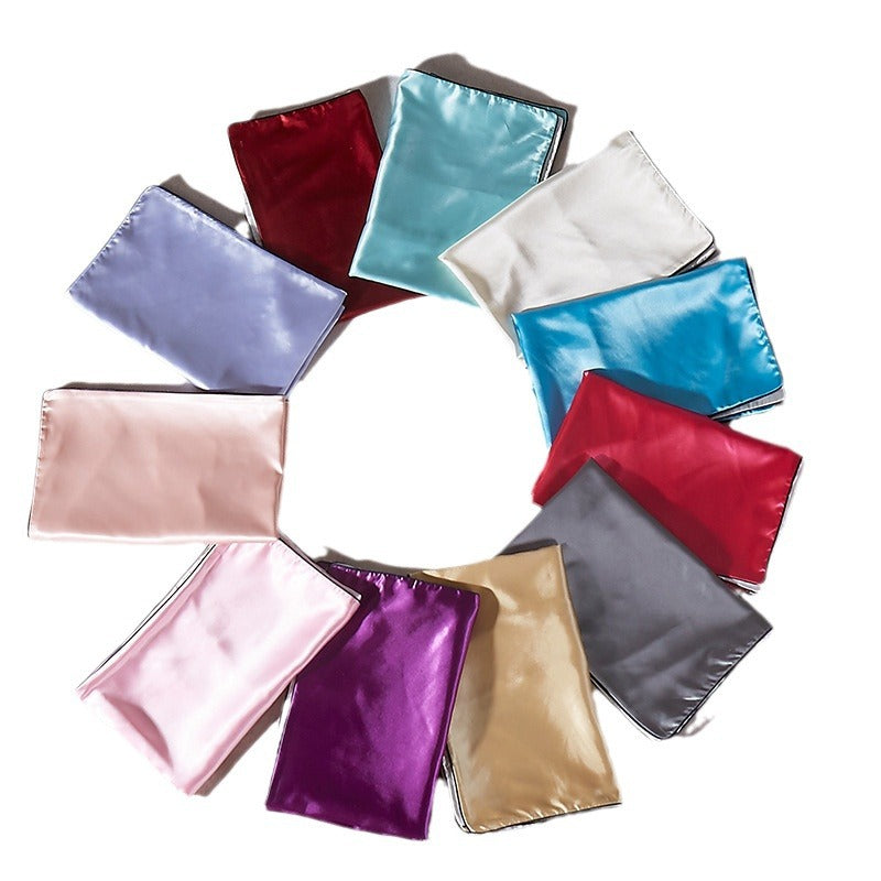 Double-Sided Ice Silk Pillowcase - Soft Rayon & Polyester Bedding Cover