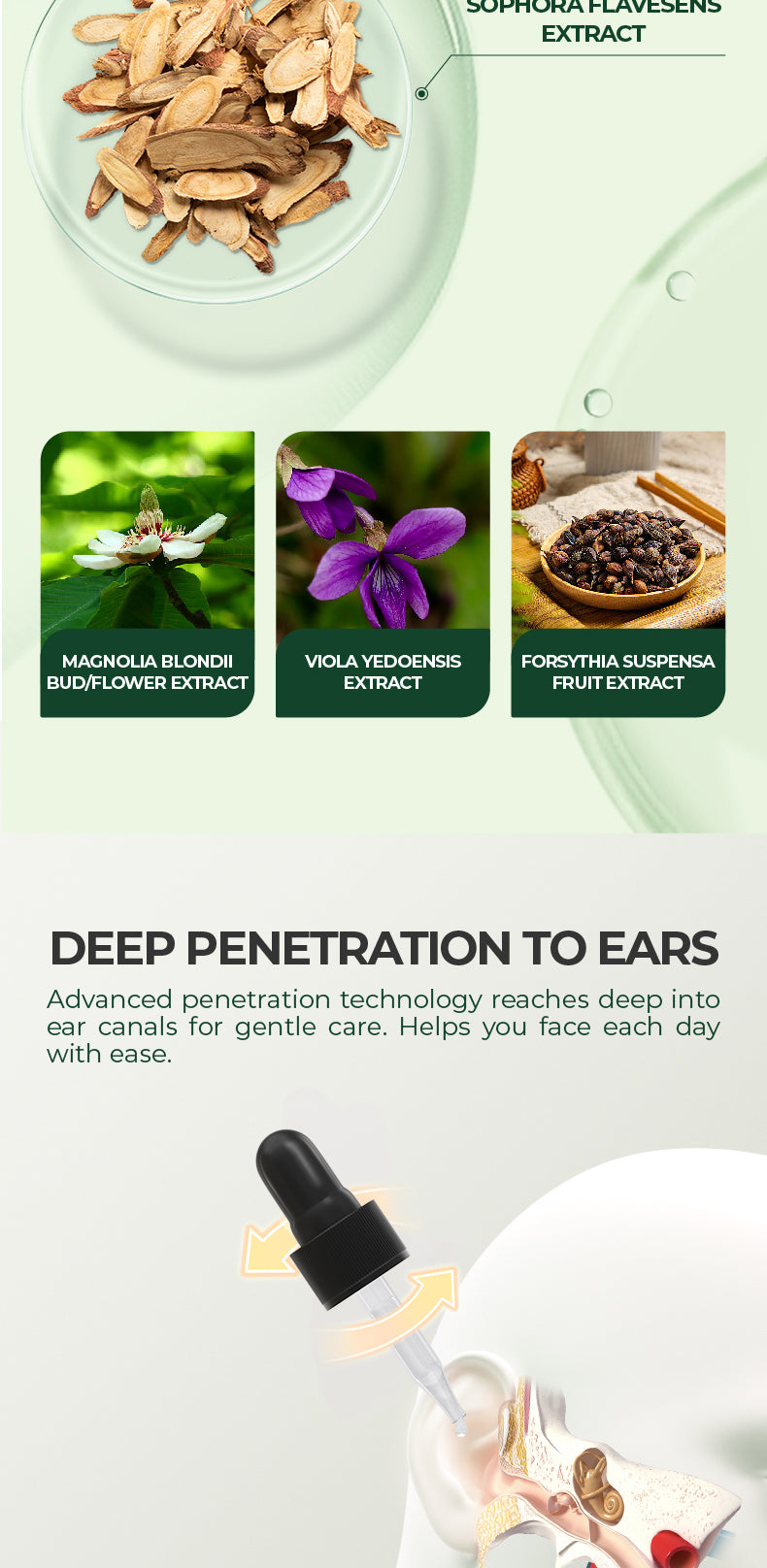 Nature Ear Care Drops - Gentle Non-Irritating Formula