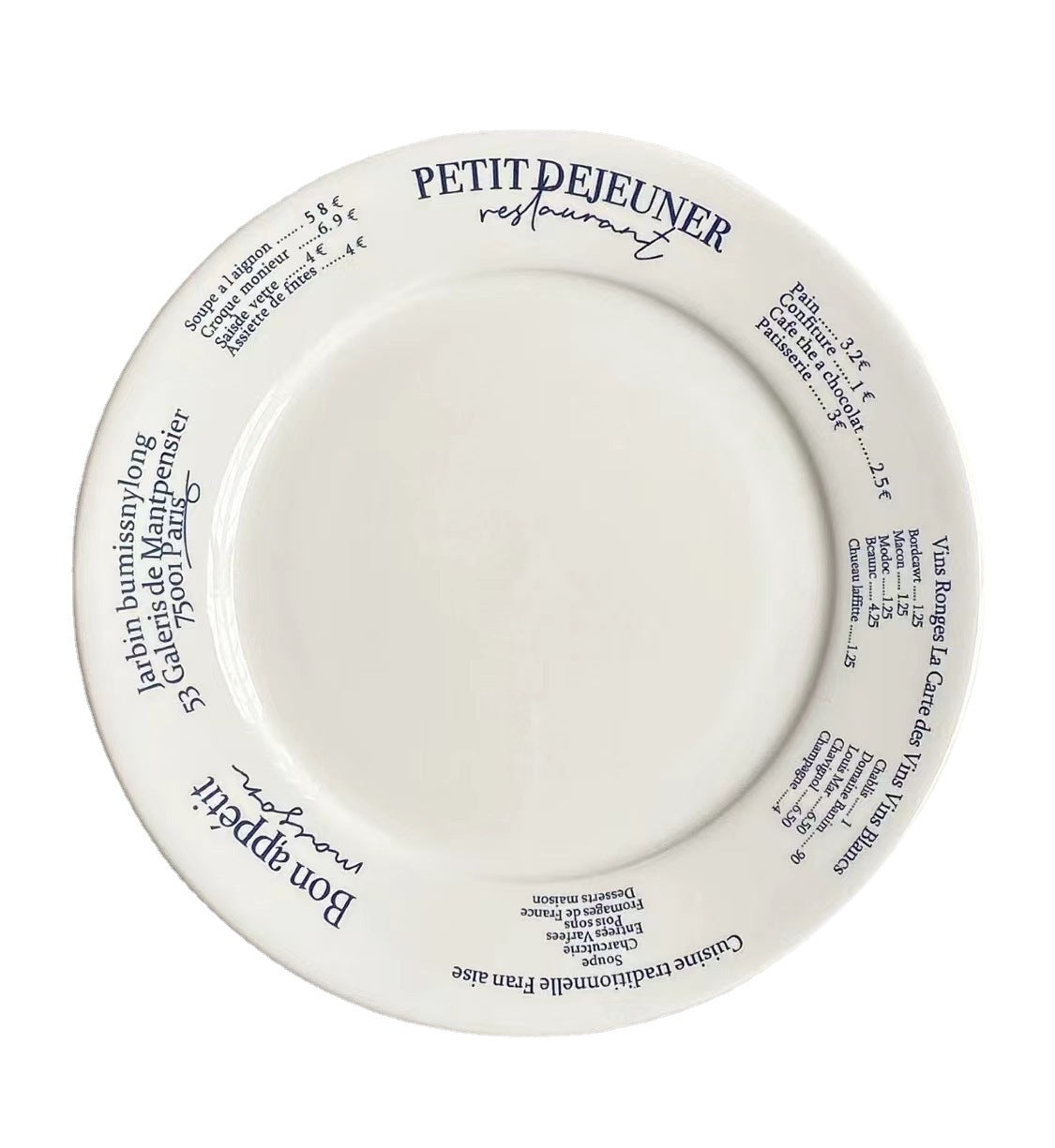 Ceramic Dessert Plate Set - Oval, 8 & 9 Inch, Dish for Breakfast & Dessert