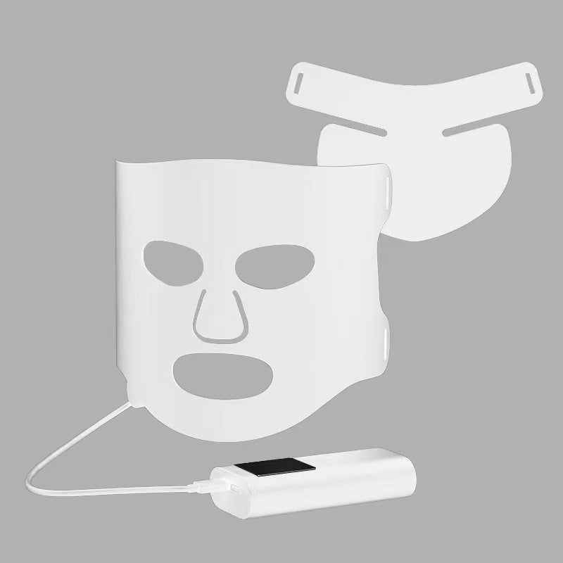 Colorful LED Phototherapy Face Mask for Skin Rejuvenation and Acne Treatment