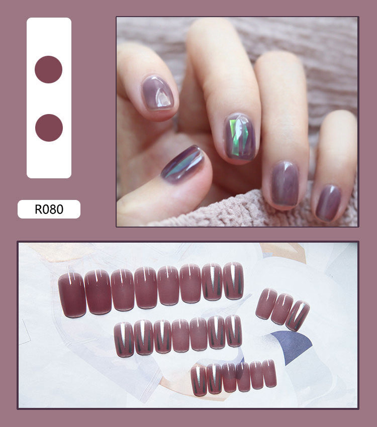 Fake Nail Art Patches - Wearable Nail Decorations for DIY Manicure