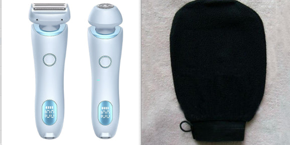 2 In 1 Hair Removal Epilator USB Rechargeable Trimmer Women Body