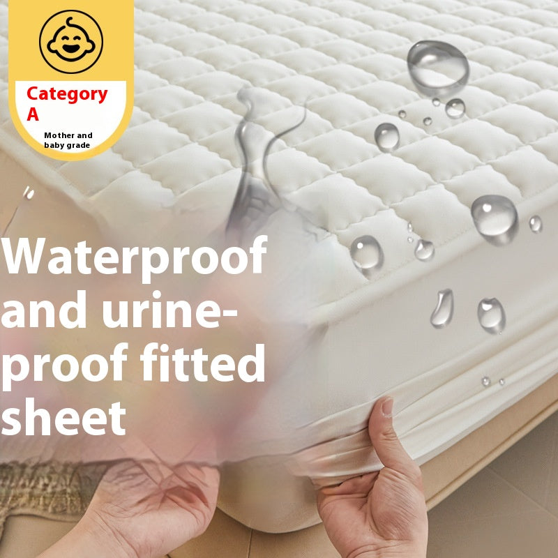 Waterproof Fitted Sheet for Child and Maternal Use - Leakproof, Bed Protection