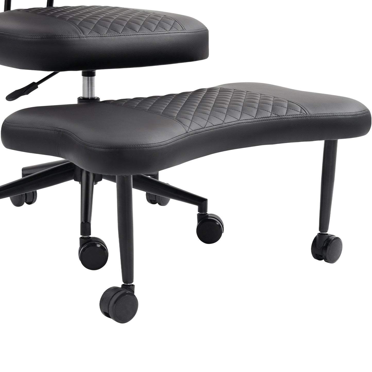 Ergonomic Meditation Chair with Lumbar Support - Black