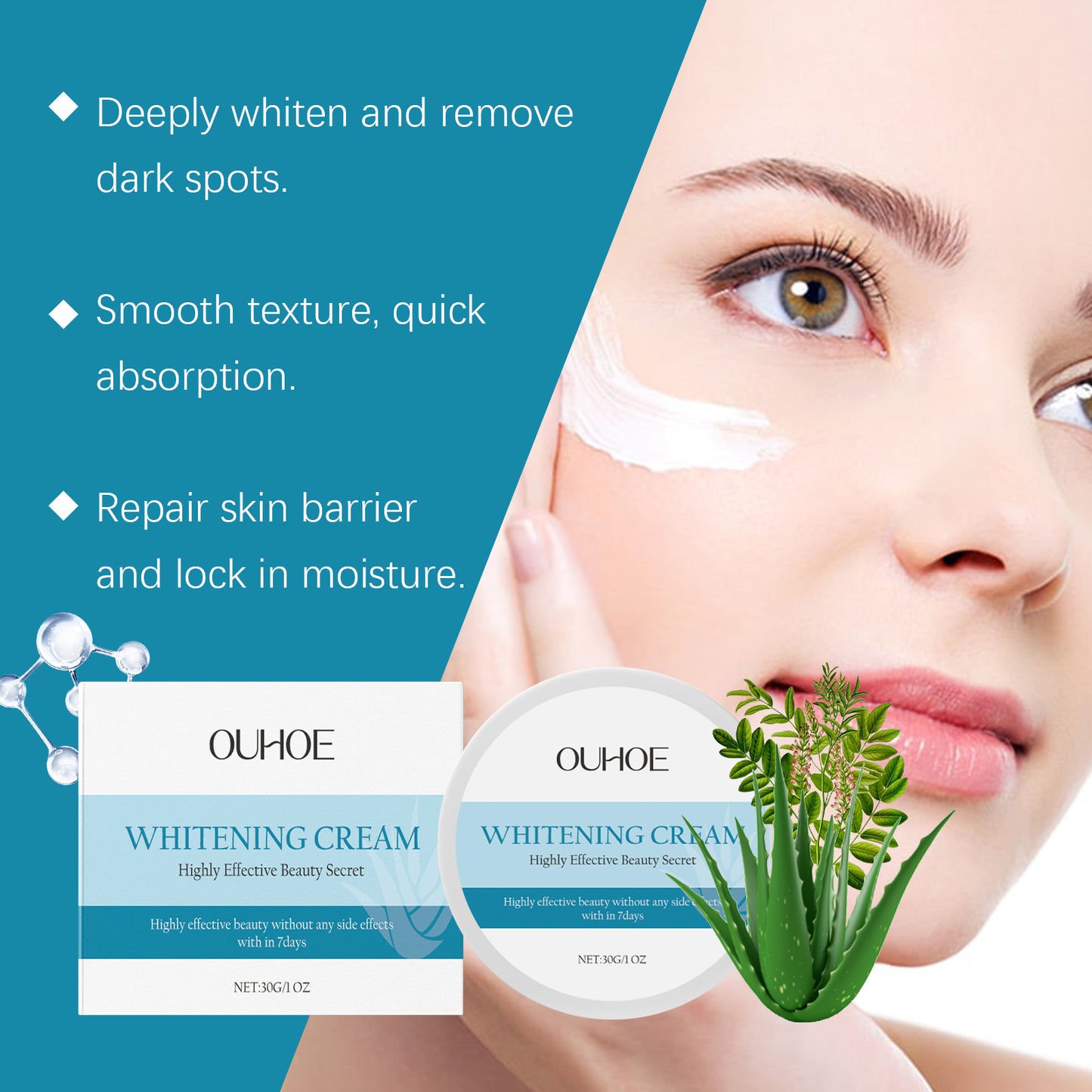 Moisturizing Night Cream with Hyaluronic Acid & Niacinamide - Multiple Sizes