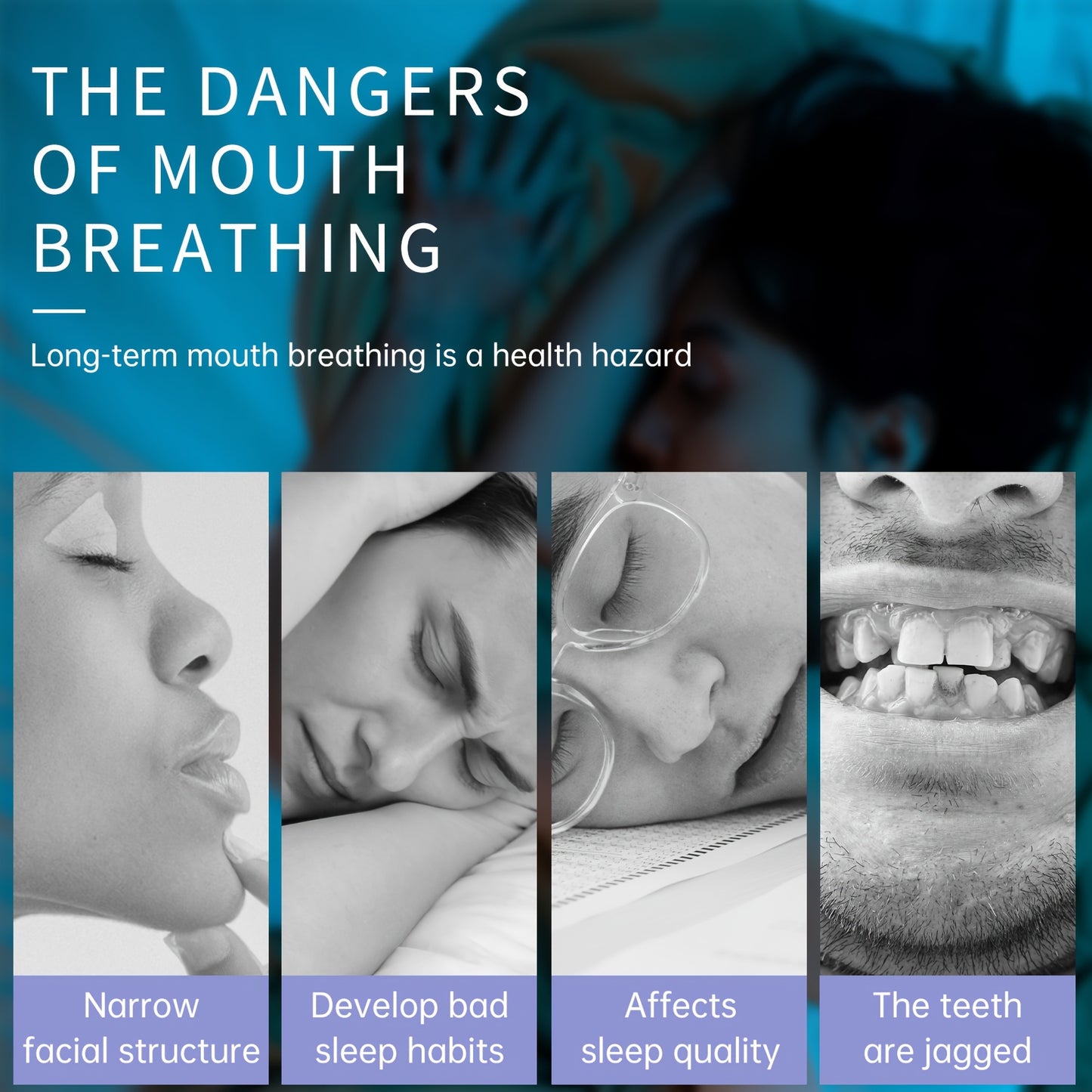 Anti-Snoring Sleep Stickers - 90 Piece Set