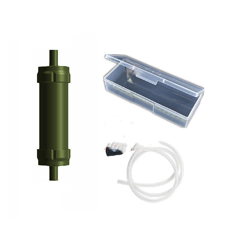 Portable Water Purifier Bottle 1000L Filter with 0.01um Mesh Green