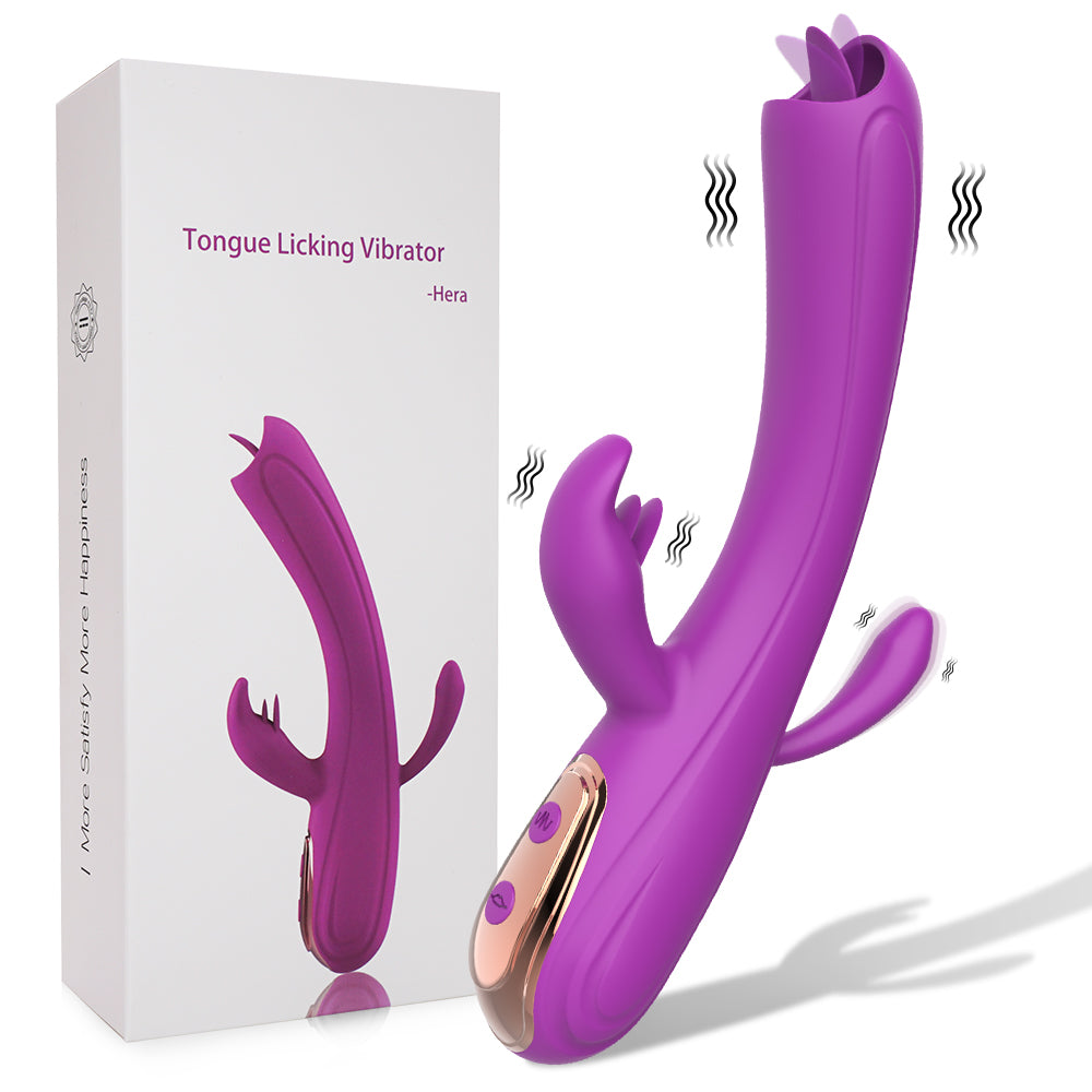 Licking Tongue Vibrator - 10 Vibration Modes G-Spot Stimulator
