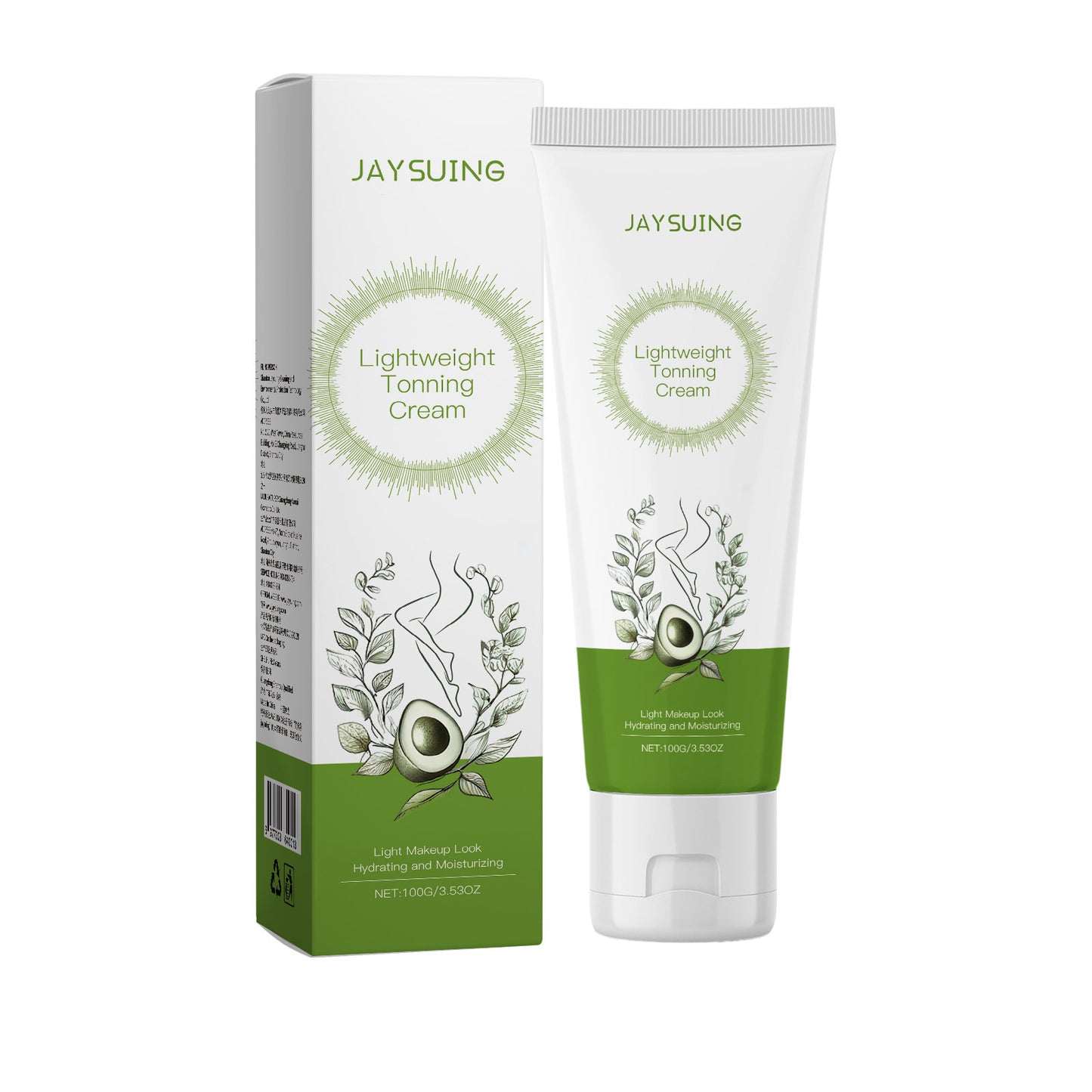 Light Transparent Natural Core Cream - Brightening & Wrinkle Fading, 100g