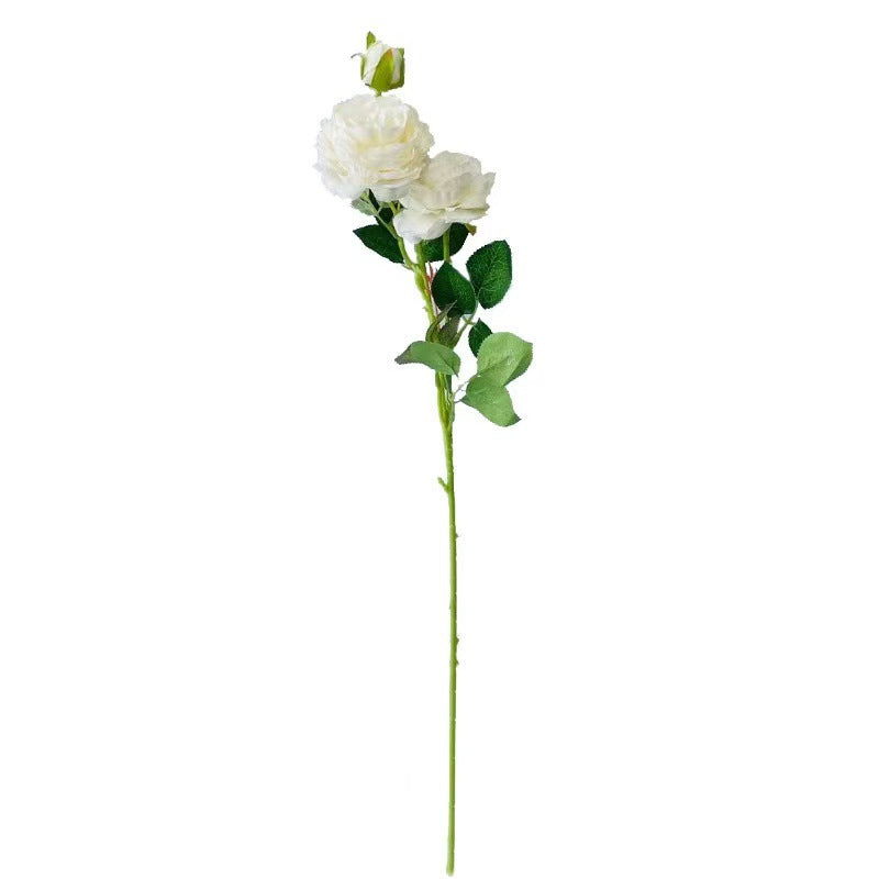 Silk Peony Flower Arrangement - Realistic Decorative Floral Display for Living Room