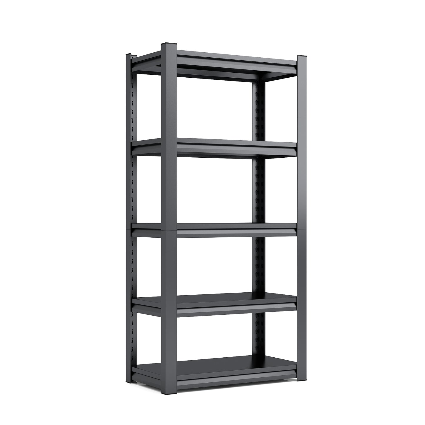 63 H 5 Tier Metal Shelves For Storage Garage Shelving 2000LBS Heavy