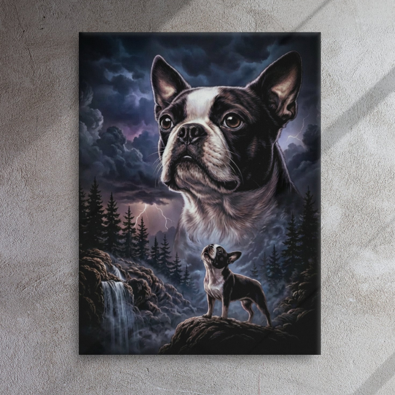 Modern Minimalist Wall Art Niche Spray-Painted Canvas for Office & Bedroom