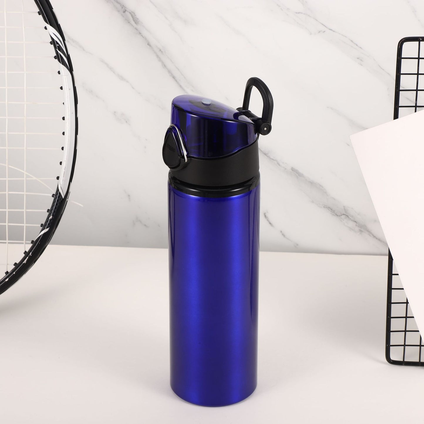 Large Capacity Aluminum Water Bottle for Outdoor Sports & Travel - 750ml