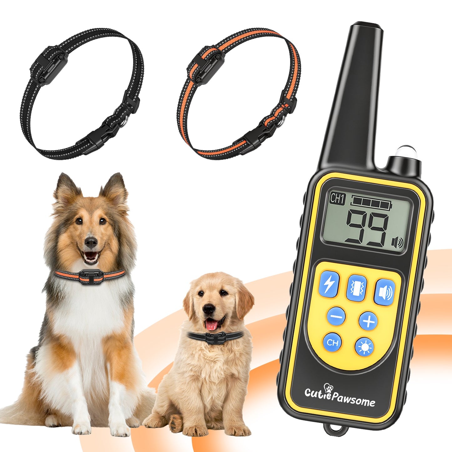 Dog Training Collar with Remote - Waterproof, Long Range, Multi-Mode