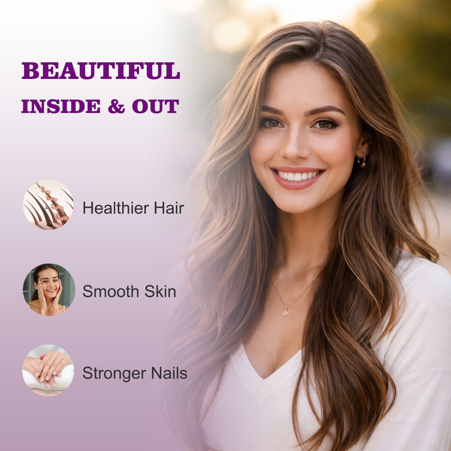 Hair Growth Soft Chews with Biotin for Thicker Fuller Hair - Mixed Berry