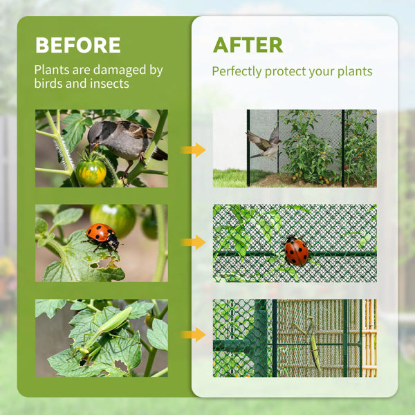 Green Plant Protection Tent for Vegetables and Crops