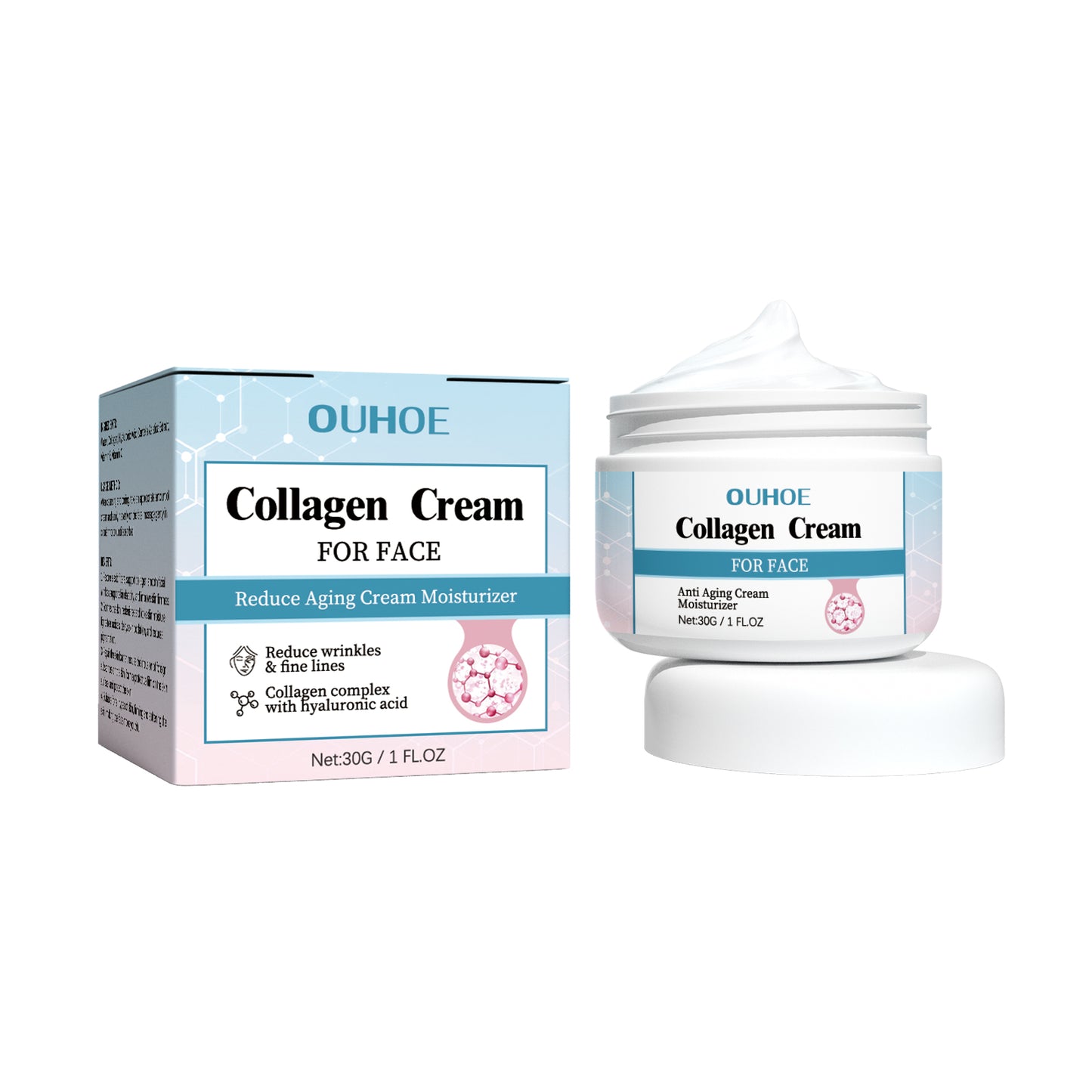 Collagen Anti-Wrinkle Face Cream - Moisturizing & Firming Skin Care