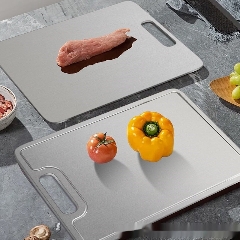 Titanium Double-Sided Cutting Board - Antibacterial Mold-Resistant Kitchen Tool