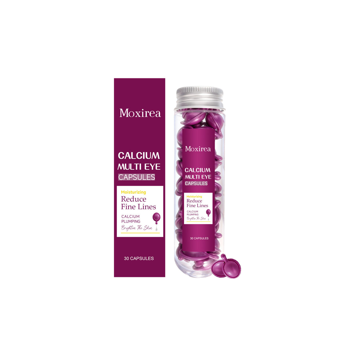 Calcium Eye Softgels - Multi-Effect Eye Health Capsules 30 Count