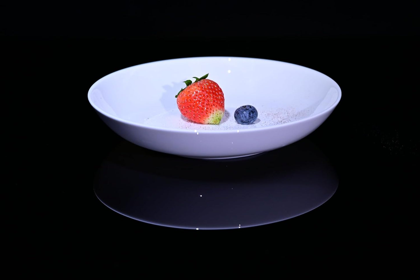 Bone China Dinnerware Set - 4-Piece 8.5-Inch Pasta Plates