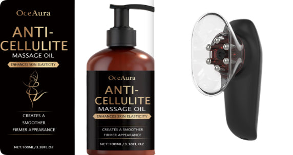 Anti-Cellulite Massage Oil with Beauty Device
