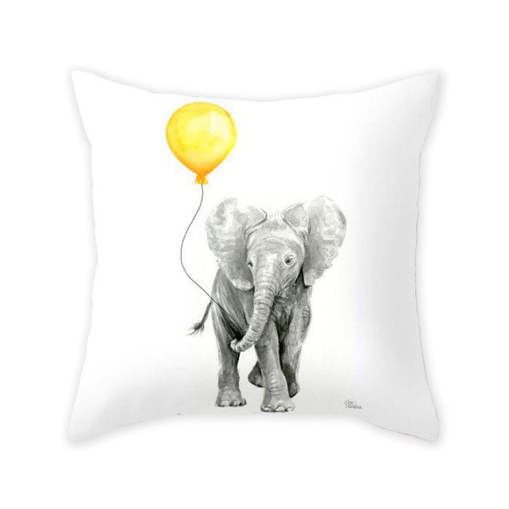 Northern Europe Style Geometric Plush Cushion Cover 45x45cm Home Decor
