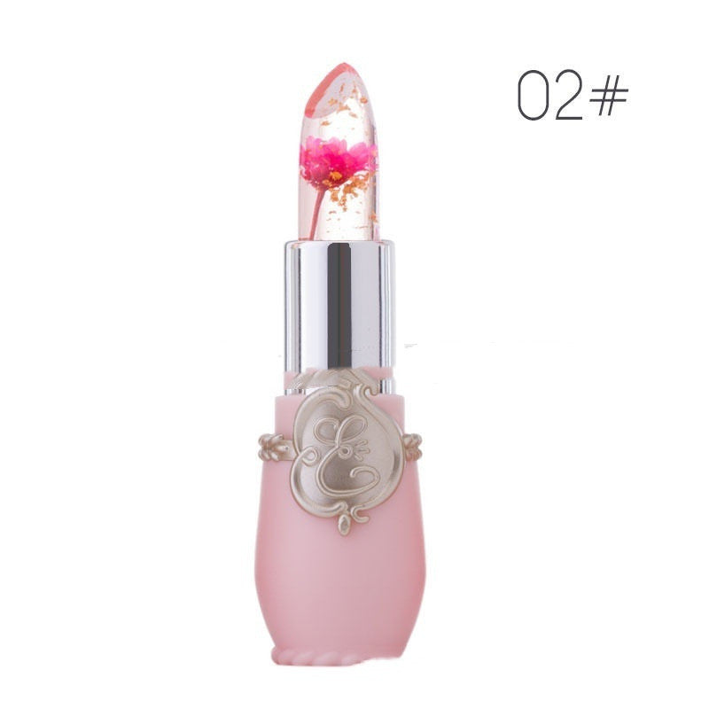 Color Changing Dried Flower Lip Balm - Nourishing Natural Moisturizer