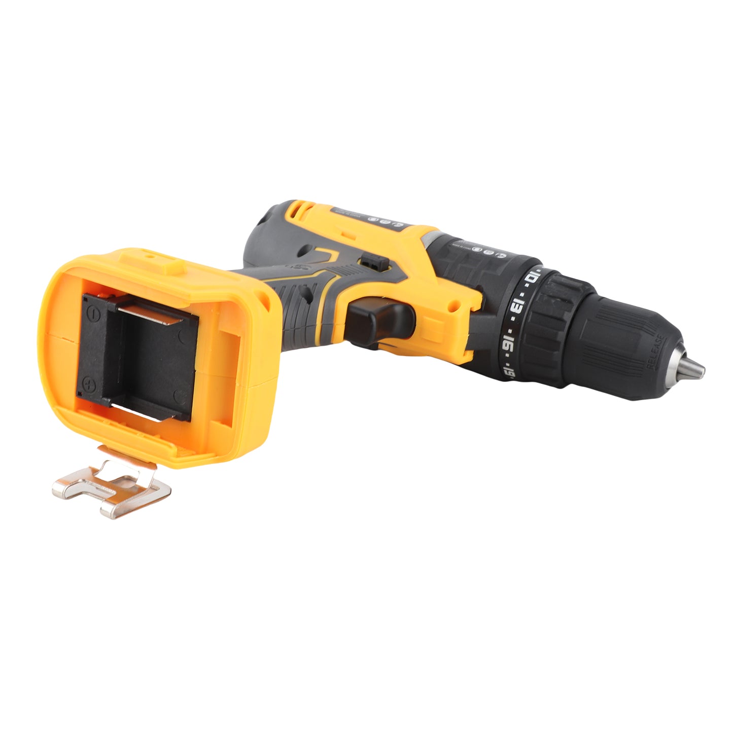 20V Cordless Power Tool Combo Kit with Drill and Angle Grinder, Lightweight & Versatile
