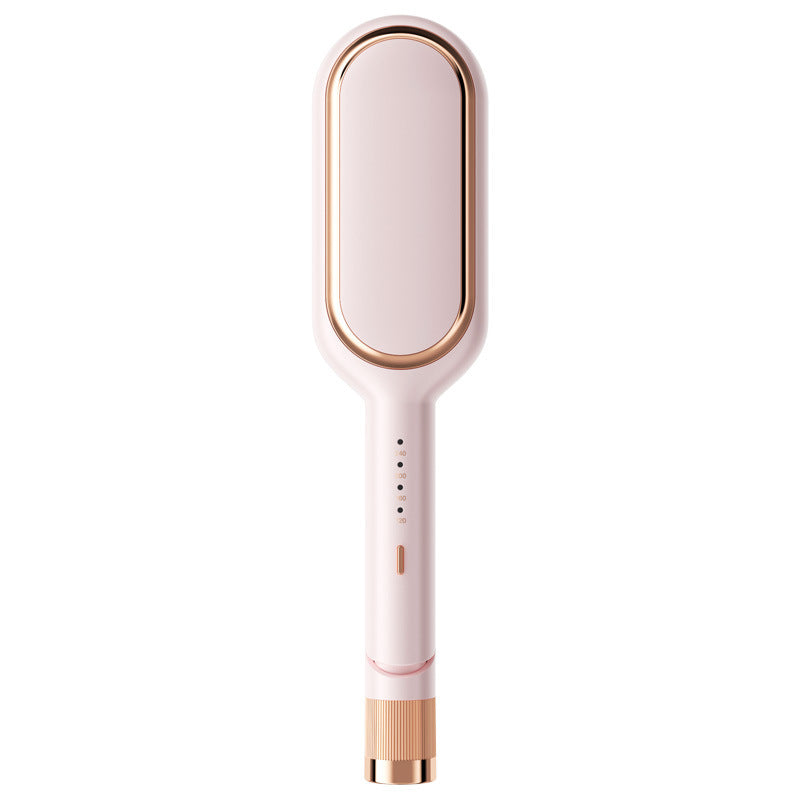 Negative Ion Hair Curling Iron with Tourmaline Ceramic Barrel - Pink/Green