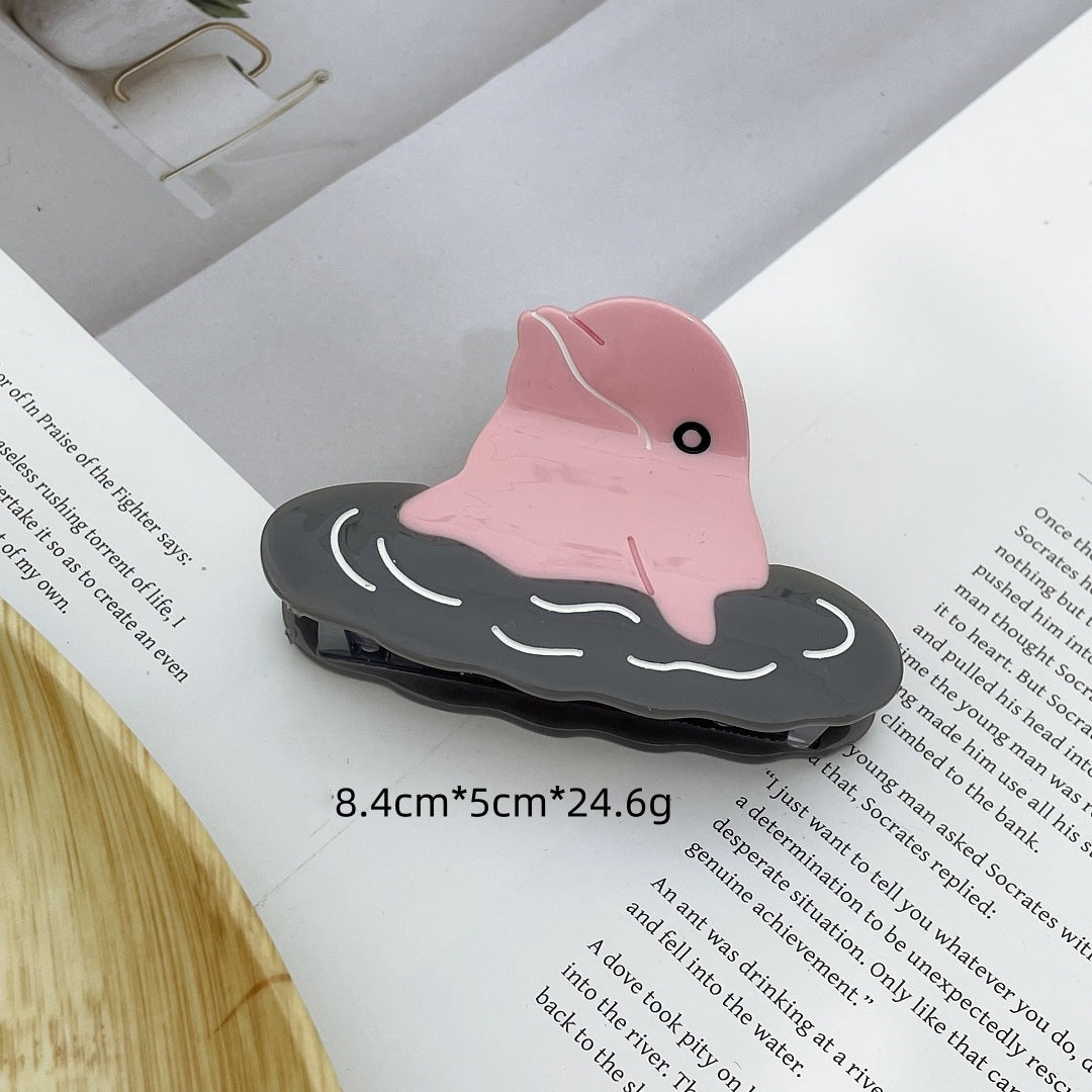 Ocean Design Hairpin - Conch, Whale & Crab Patterns