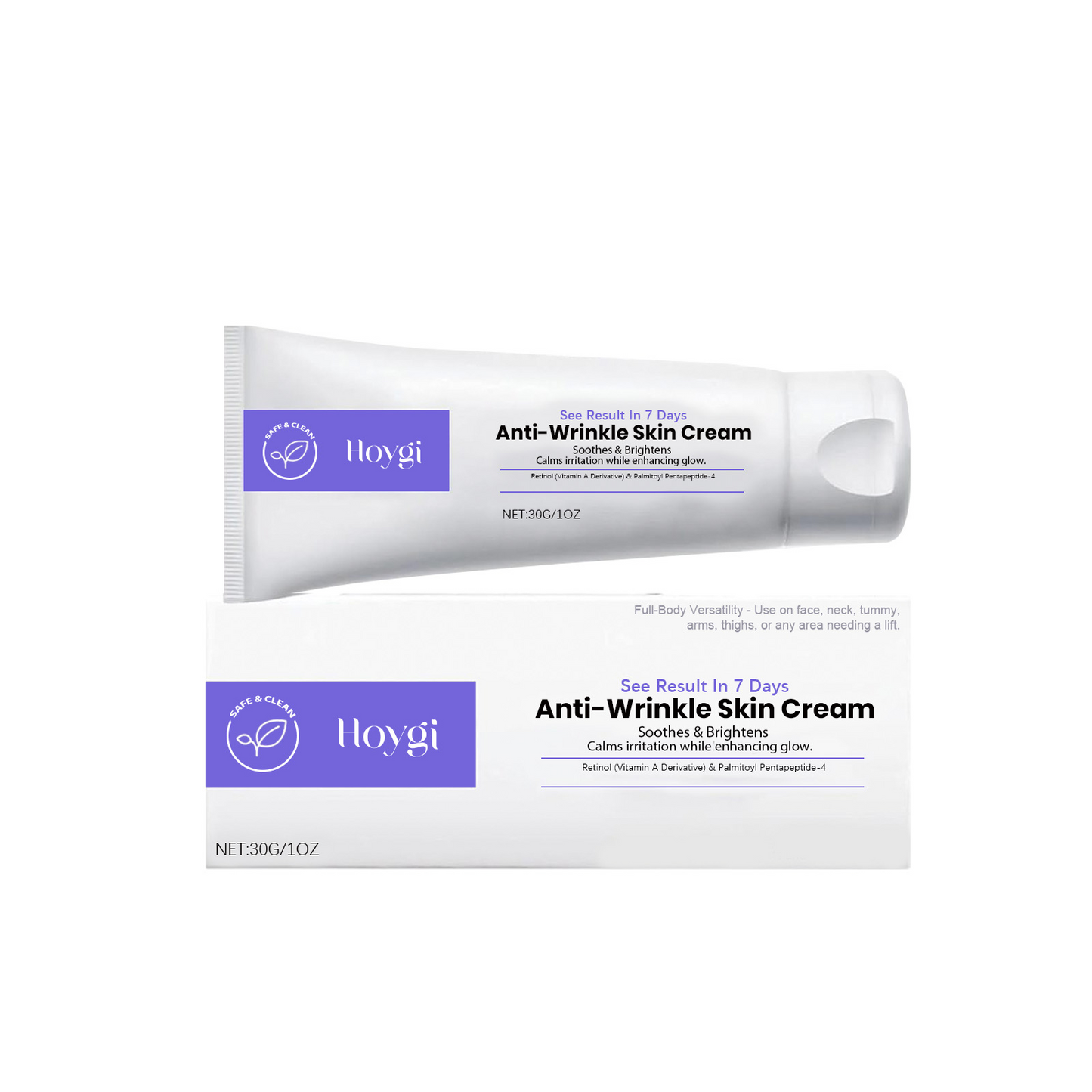 Retinol Firming Cream for Face and Body - Anti-Aging Skin Tightening
