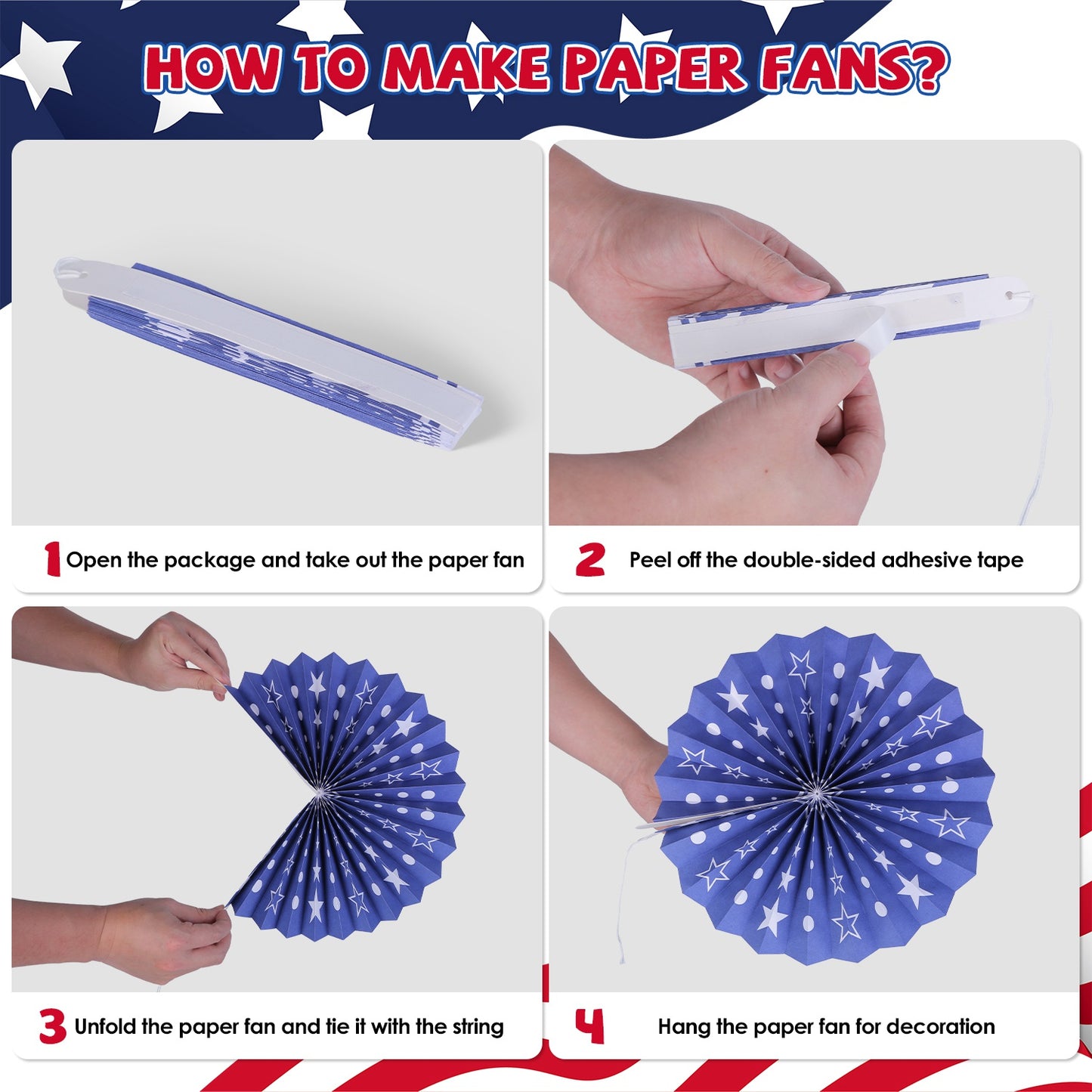 Complete 4th of July Decoration Set - Patriotic Party Supplies