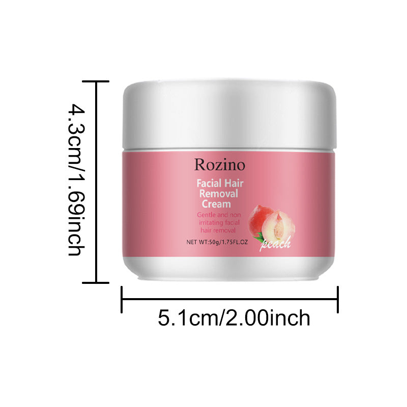 Mild Depilatory Cream for Gentle Lip Hair Removal - 50g, Multiple Quantities