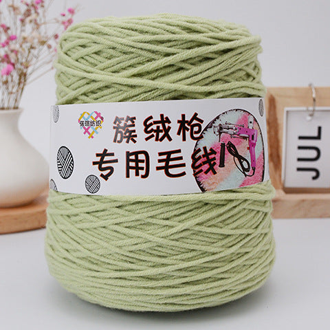 Handmade Wool Tufting Yarn for DIY Carpet Crafting – Long-Staple Cotton Wool