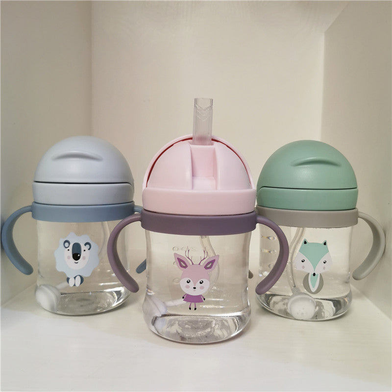 Cartoon Infant Graduated Water Cup - Colorful 300ml Kids Drinking Cup