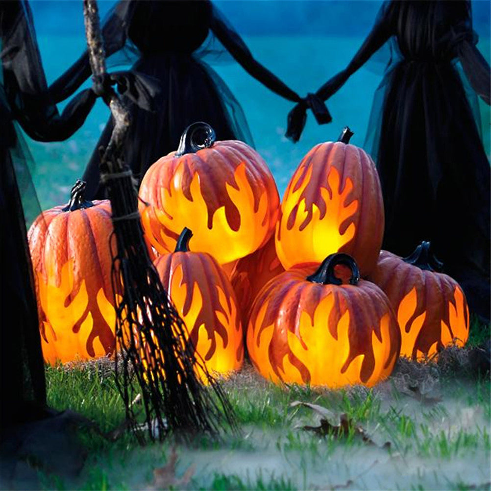 Battery Operated Halloween Pumpkin Lantern - Decorative Light