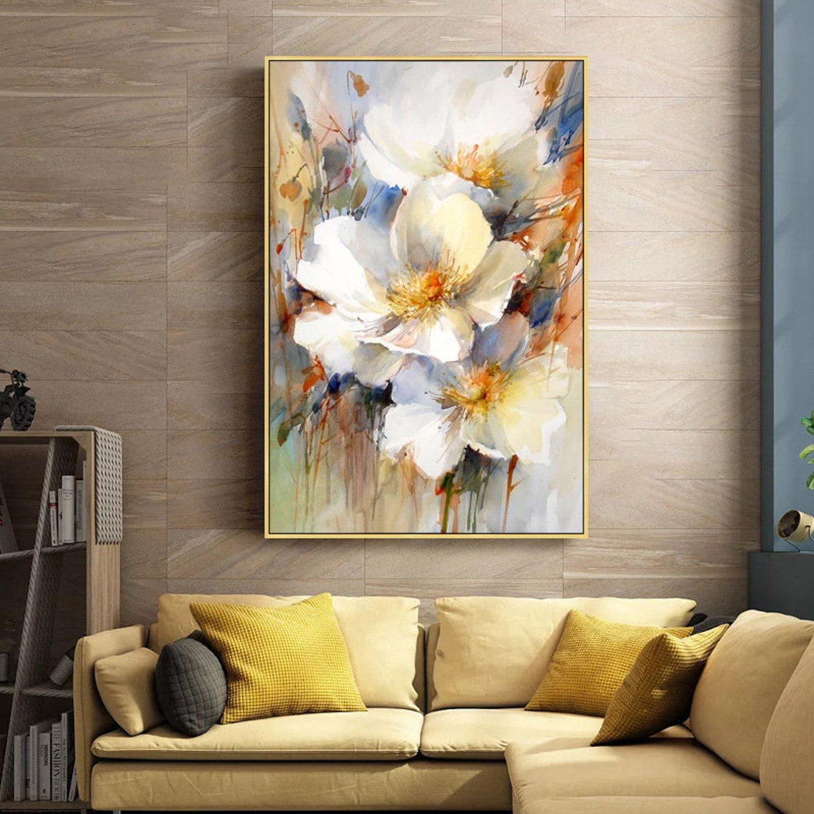 Floral Oil Painting Canvas Wall Art Home Decoration Poster