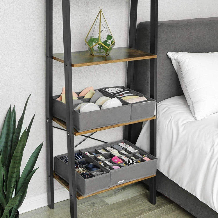 4-Piece Underwear Storage Box Set - Foldable Drawer Organizer for Closet