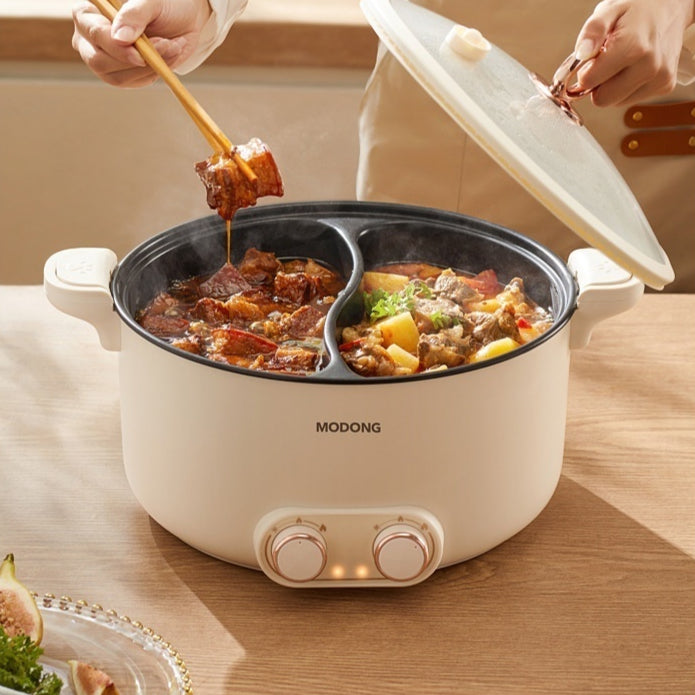 Large Capacity Electric Chafing Dish with Multi-Functional Heating for Home & Kitchen