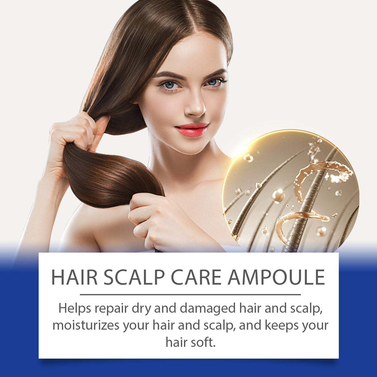Gentle Nourishing Scalp Strong Hair Soft And Shiny Care Spray