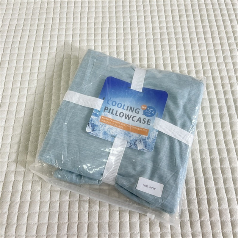 Super Cold Jade Cotton Pillowcase Envelope & Zipper Options