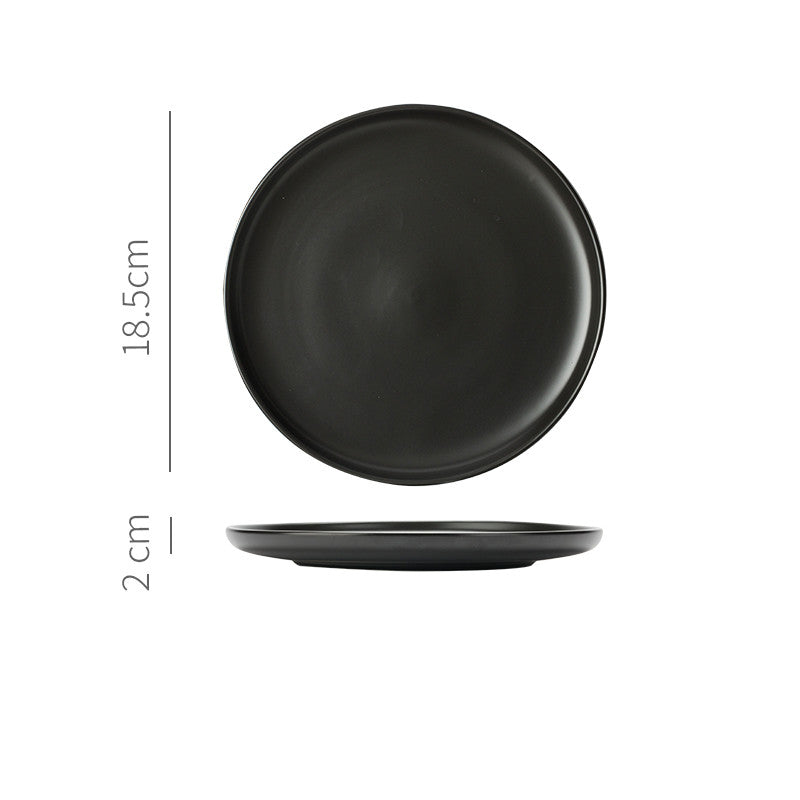 Nordic Ceramic Dinner Plate Set - Household Kitchen Flatware