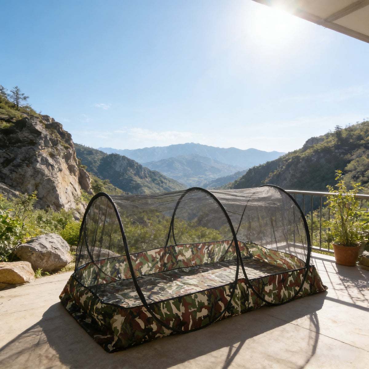 Outdoor Mosquito Net Tent - No Assembly Needed for Camping & Hiking