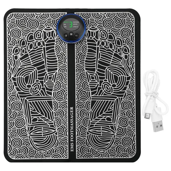 Rechargeable EMS Foot Massage Pad Electric Muscle Stimulator
