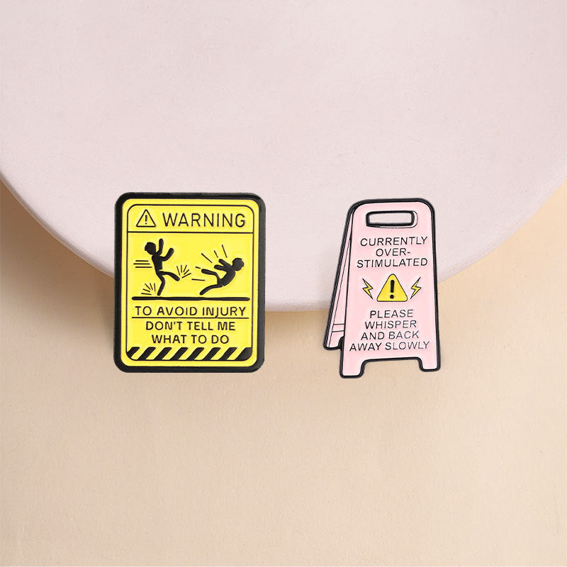 Personalized Denim Metal Pin for Backpacks - Custom Gift Accessory